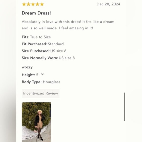 NWT Size 8 Maeve Tweed Fit & Flare Mini Dress - Picture 6 of 16